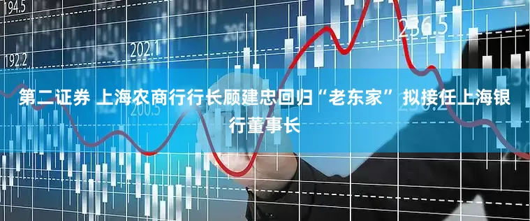 第二证券 上海农商行行长顾建忠回归“老东家” 拟接任上海银行董事长